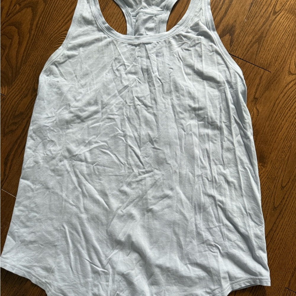 Lululemon Women's Light Blue Tank Top